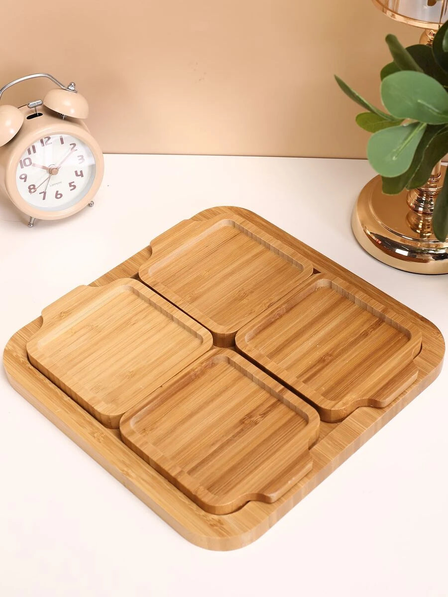 5 pcs Bamboo Plate