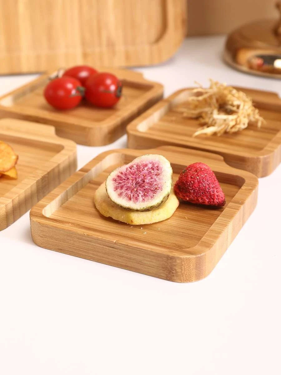 5 pcs Bamboo Plate