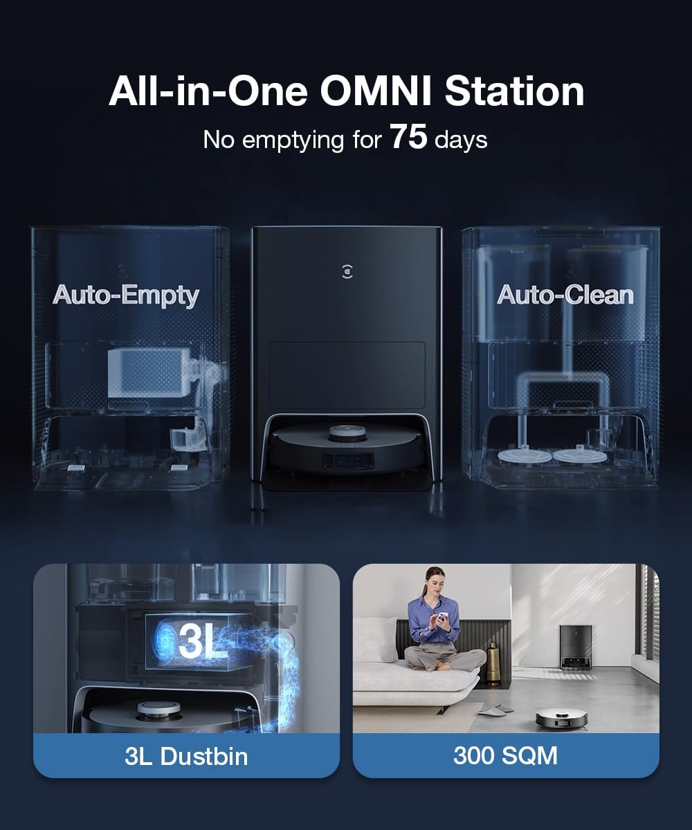 Ecovacs Deebot X1 Omni Robot Vacuum Cleaner