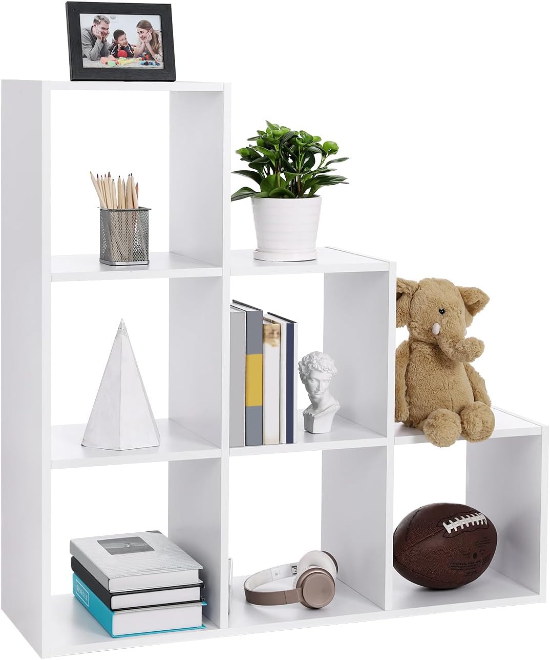 VASAGLE Stair Shelf LBC63WT