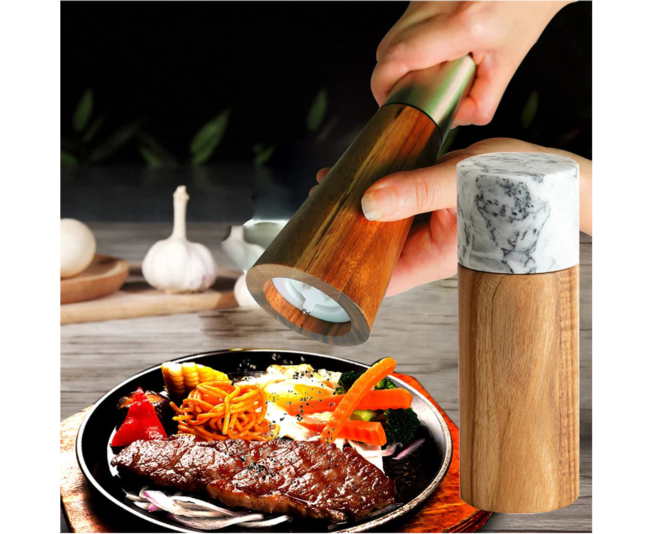 Salt and pepper grinder