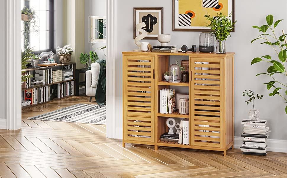 Bamboo Bathroom Storage Cabinet