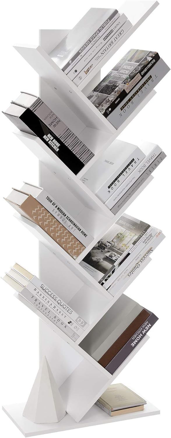 VASAGLE 9 Tier Bookcase Shelf