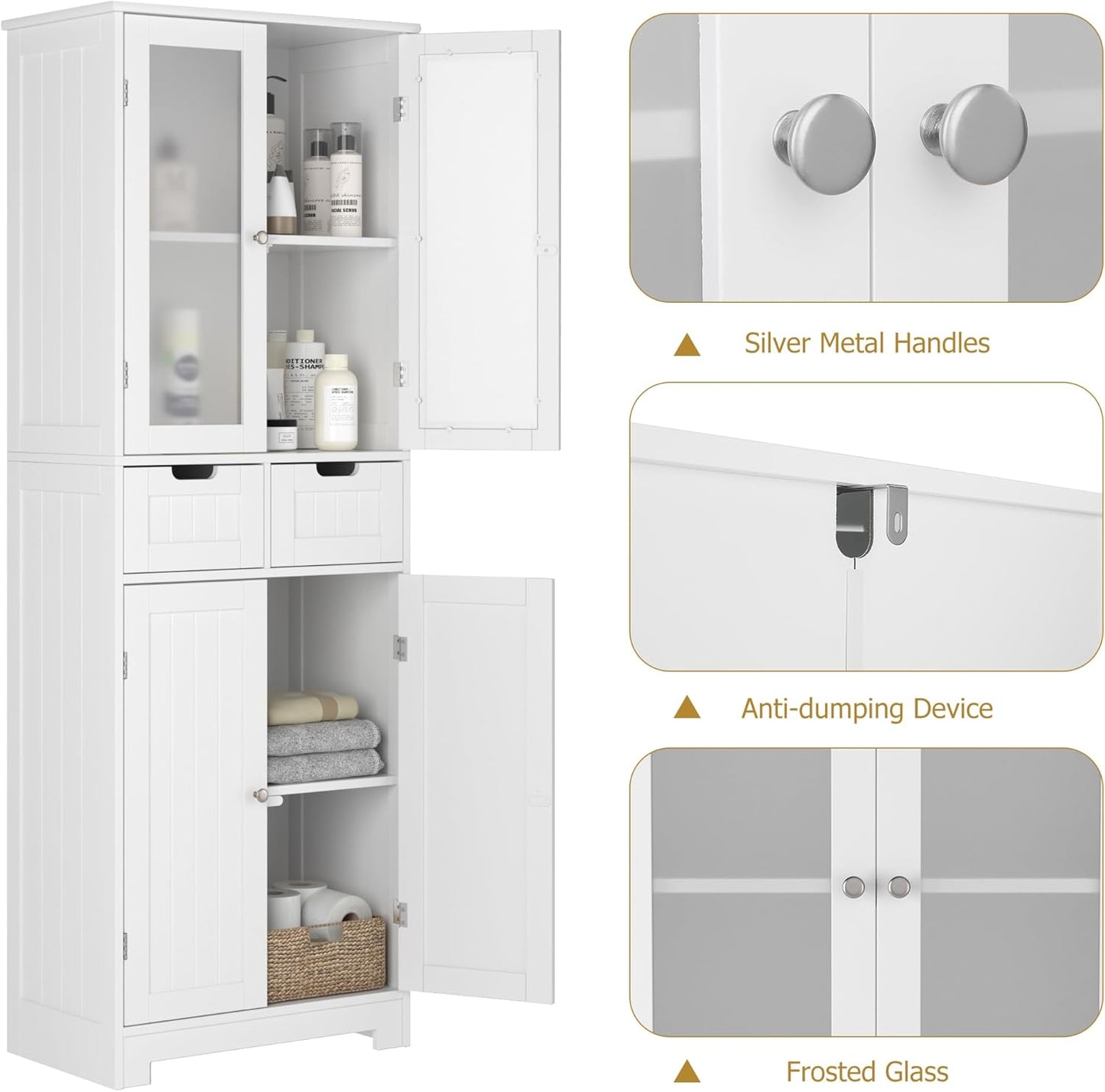 Cabinet with 4 Doors and 2 Drawers