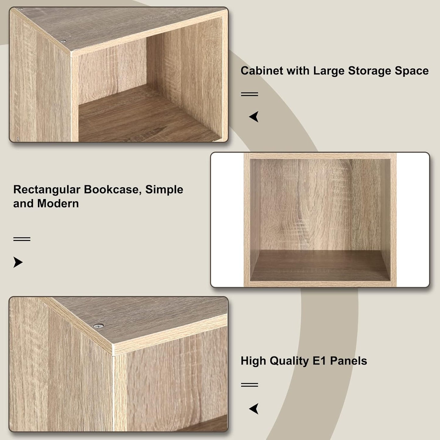 WOLTU Bookcase Wooden