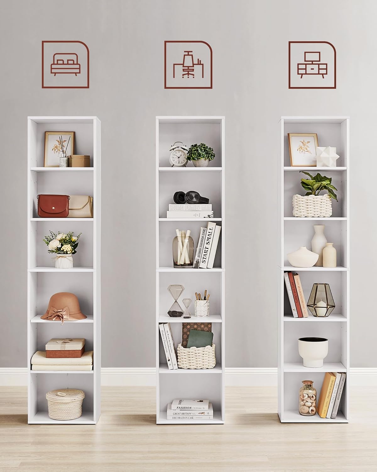 VASAGLE Bookcase LBC167T14