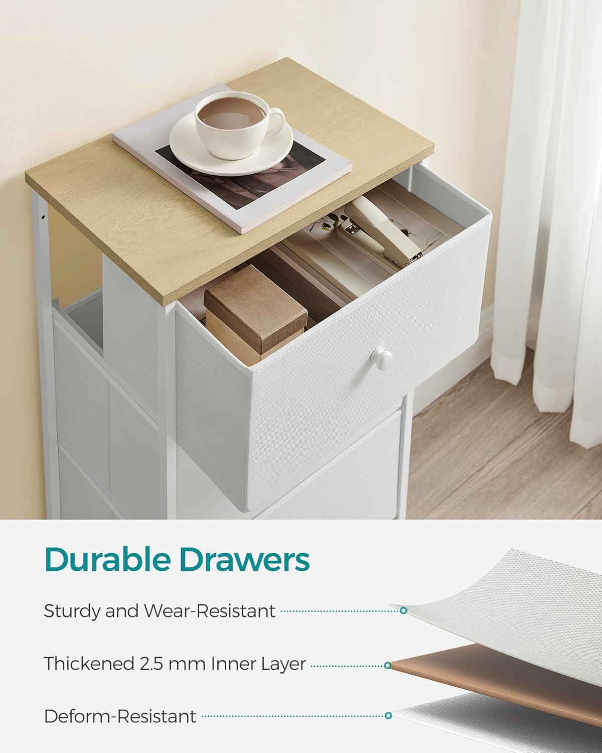 SONGMICS Dresser for Bedroom