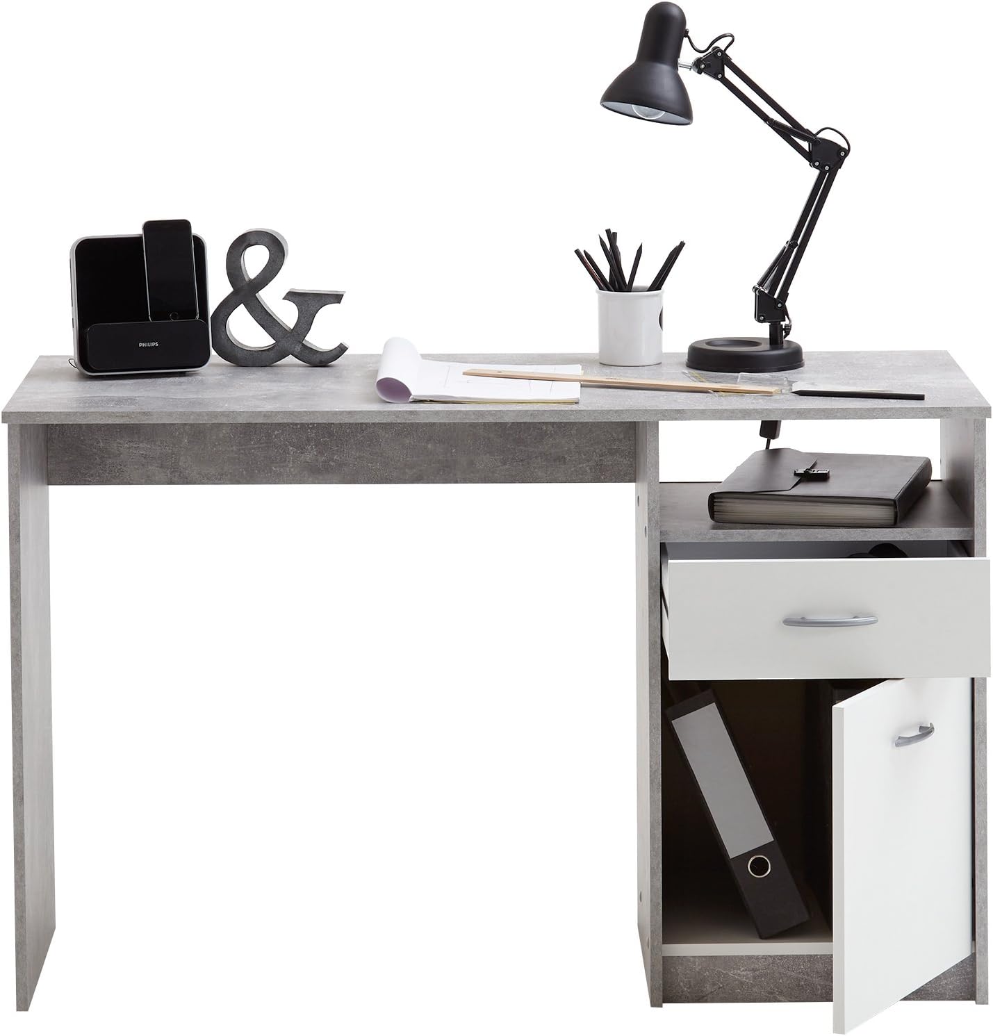 Office Desk with Storage Cupboards