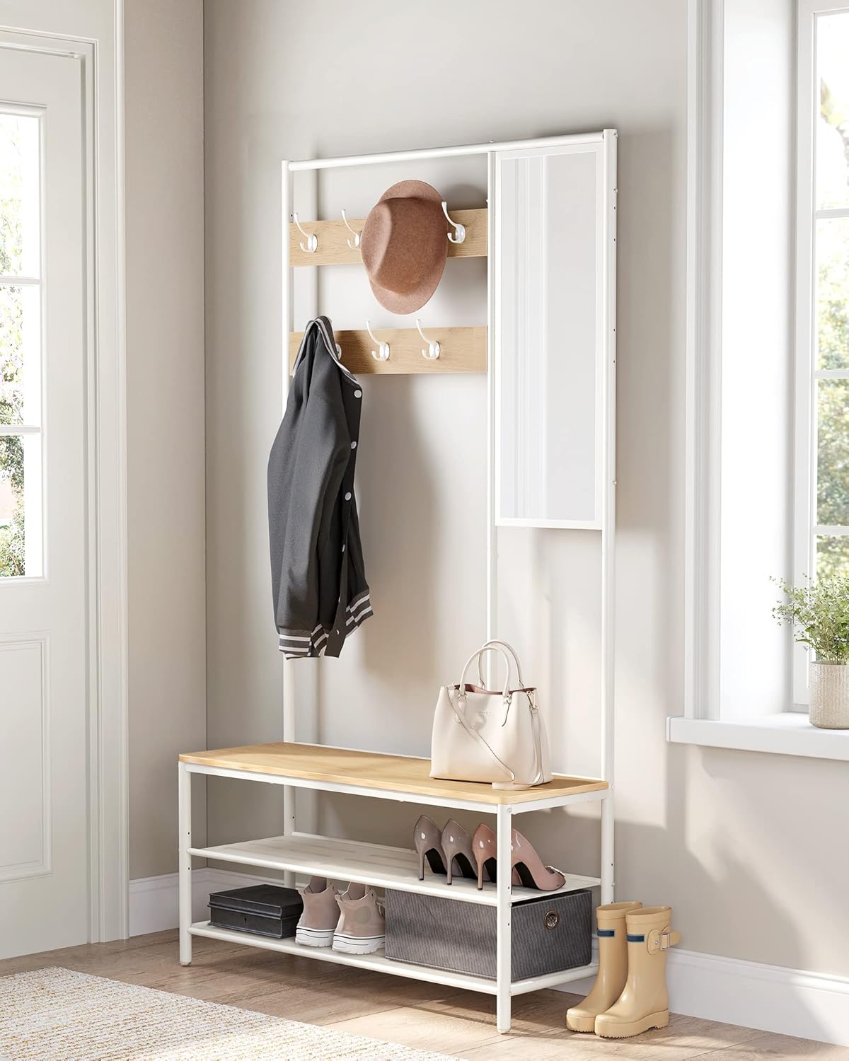 VASAGLE Coat Rack HSR415W09