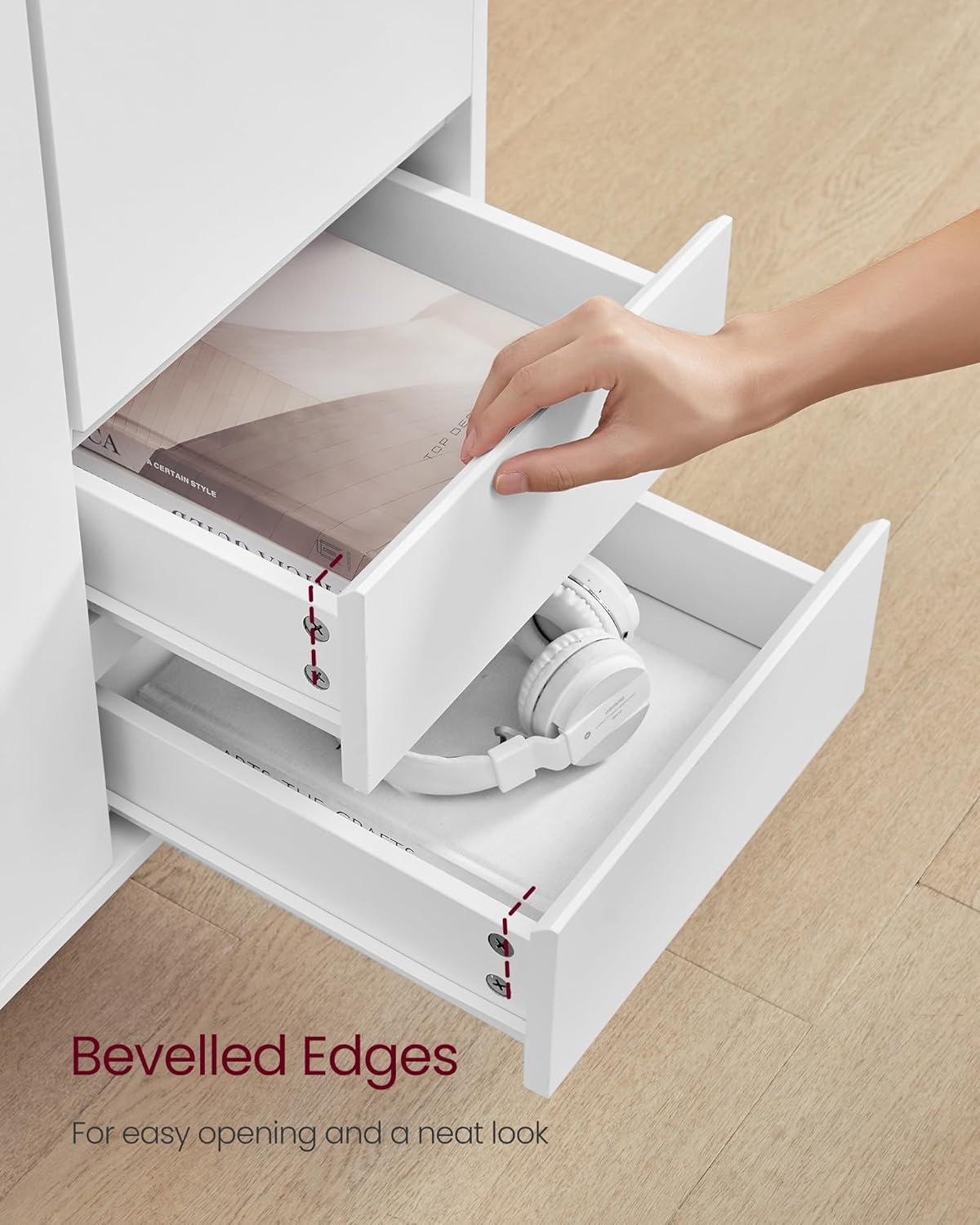 VASAGLE Sideboard, Storage Cabinet BBK243W01