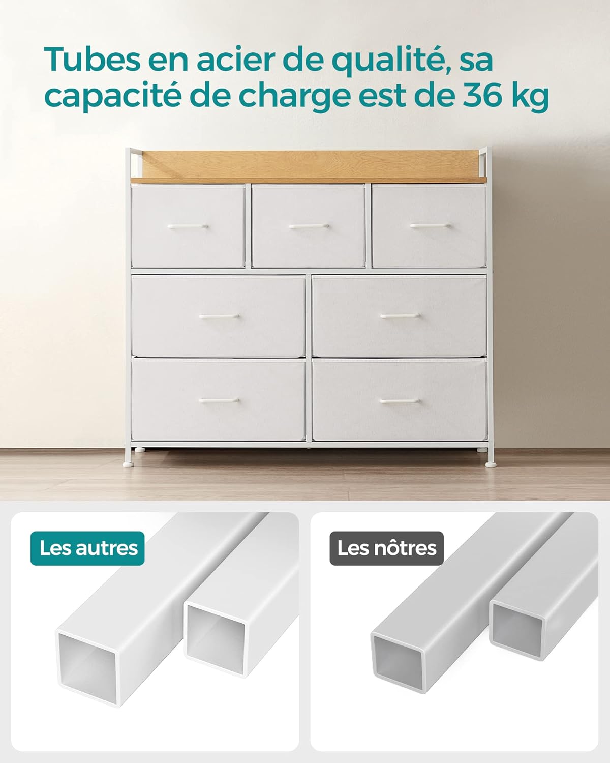 SONGMICS Chest of Drawers