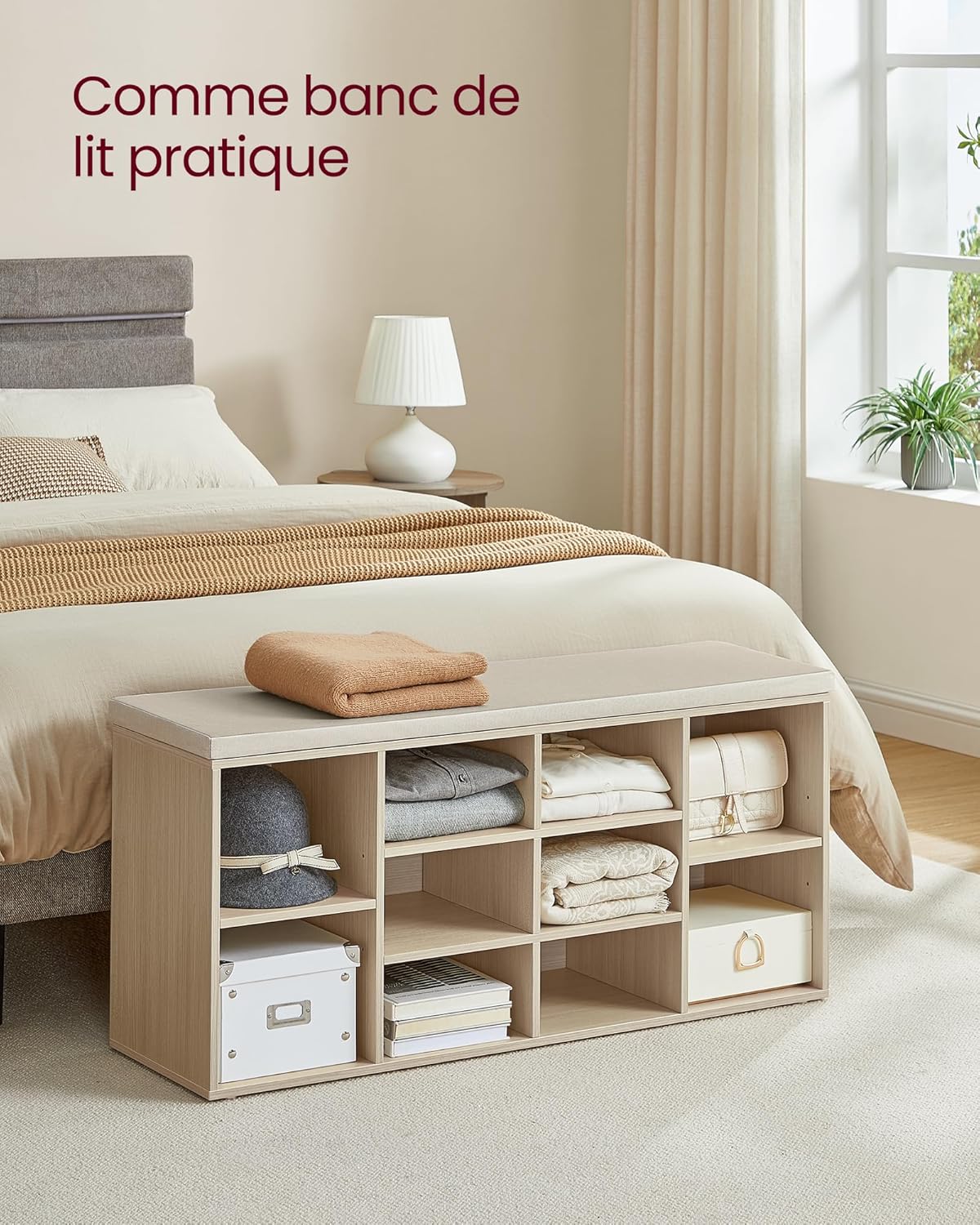 VASAGLE Shoe Bench LHS010K03