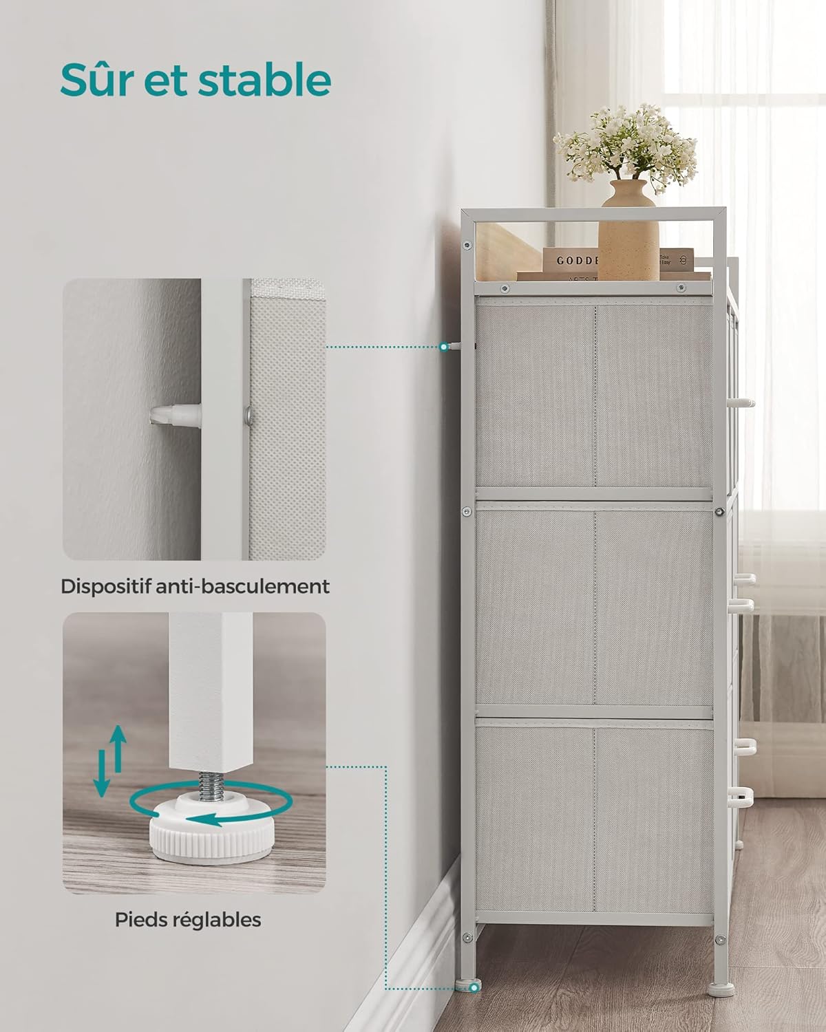 SONGMICS Chest of Drawers