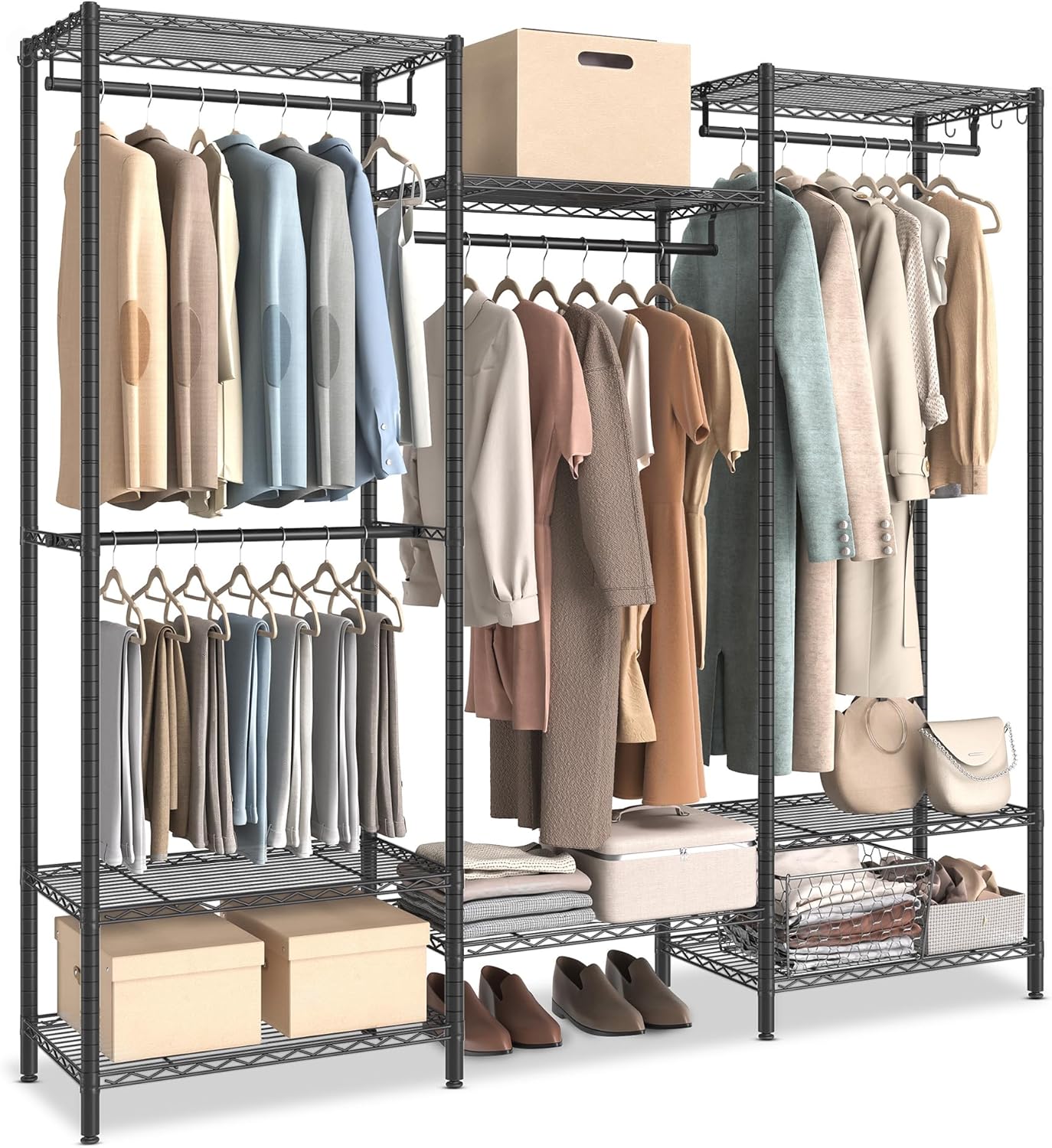SONGMICS Clothes Rack LGR431B01