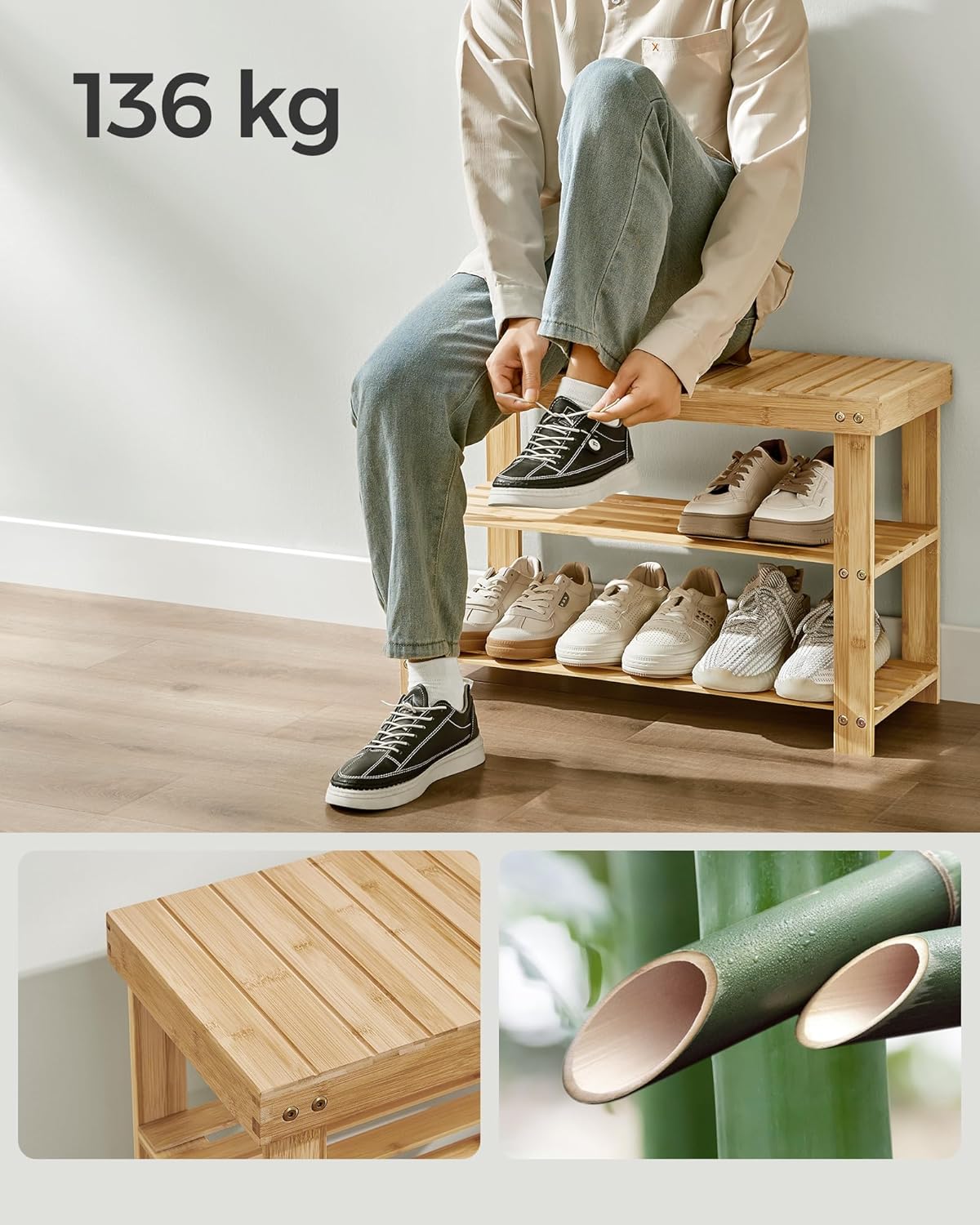 SONGMICS Coat Rack LCR004N01