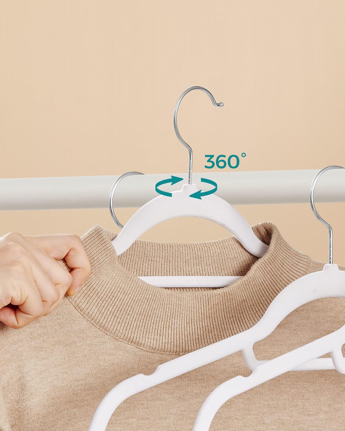 SONGMICS Velvet Hanger CRF020W02