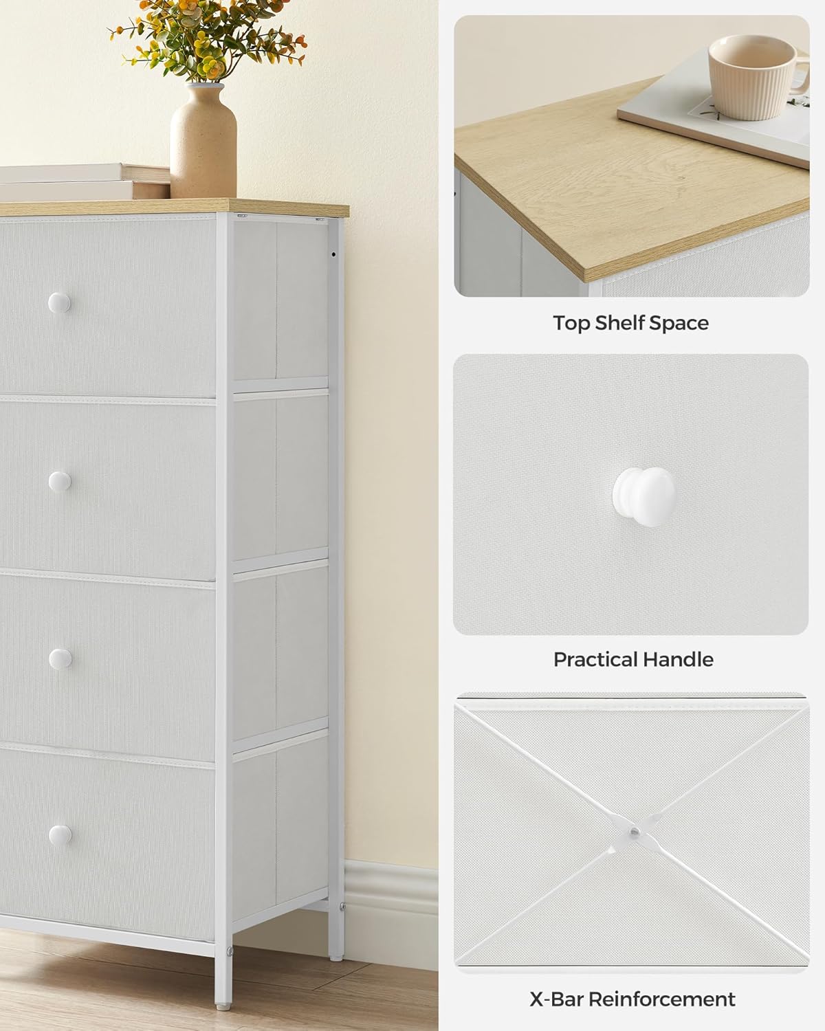 SONGMICS Dresser for Bedroom