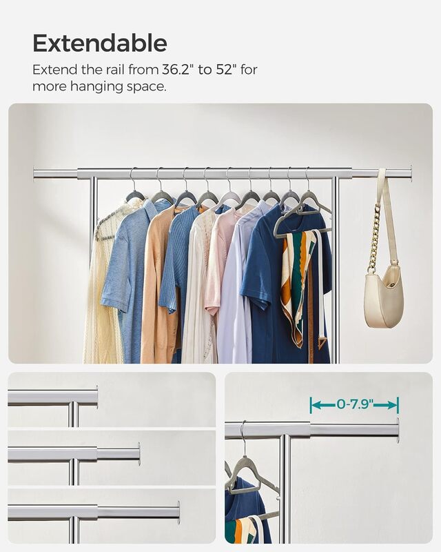 SONGMICS Clothes Rack HSR11SV1