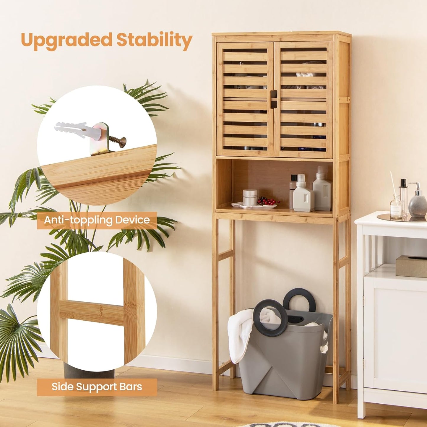 Over-The-Toilet Storage Cabinet