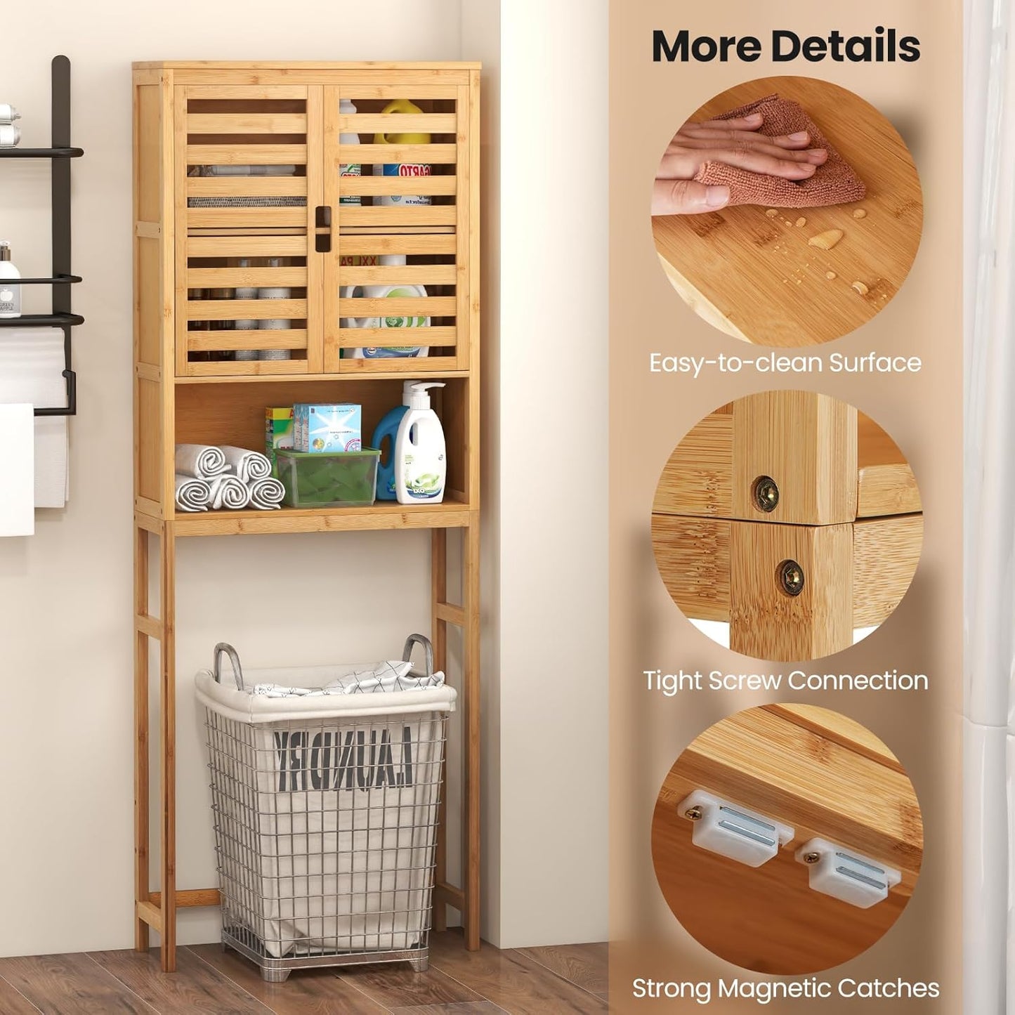 Over-The-Toilet Storage Cabinet