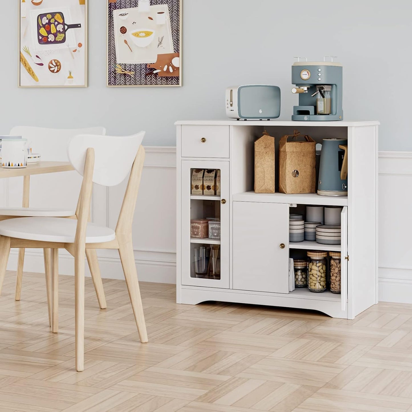Storage Cabinet for Dining Room and Kitchen