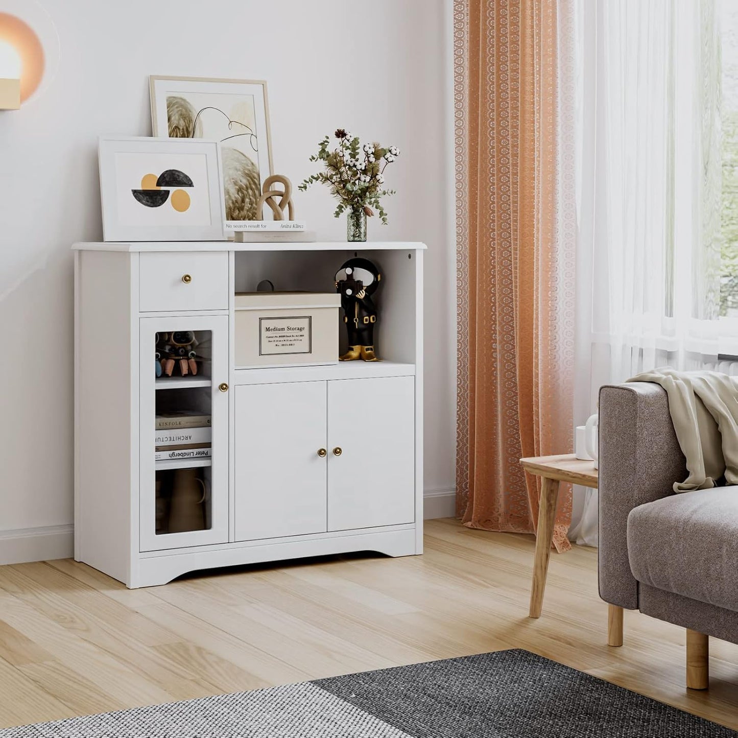 Storage Cabinet for Dining Room and Kitchen