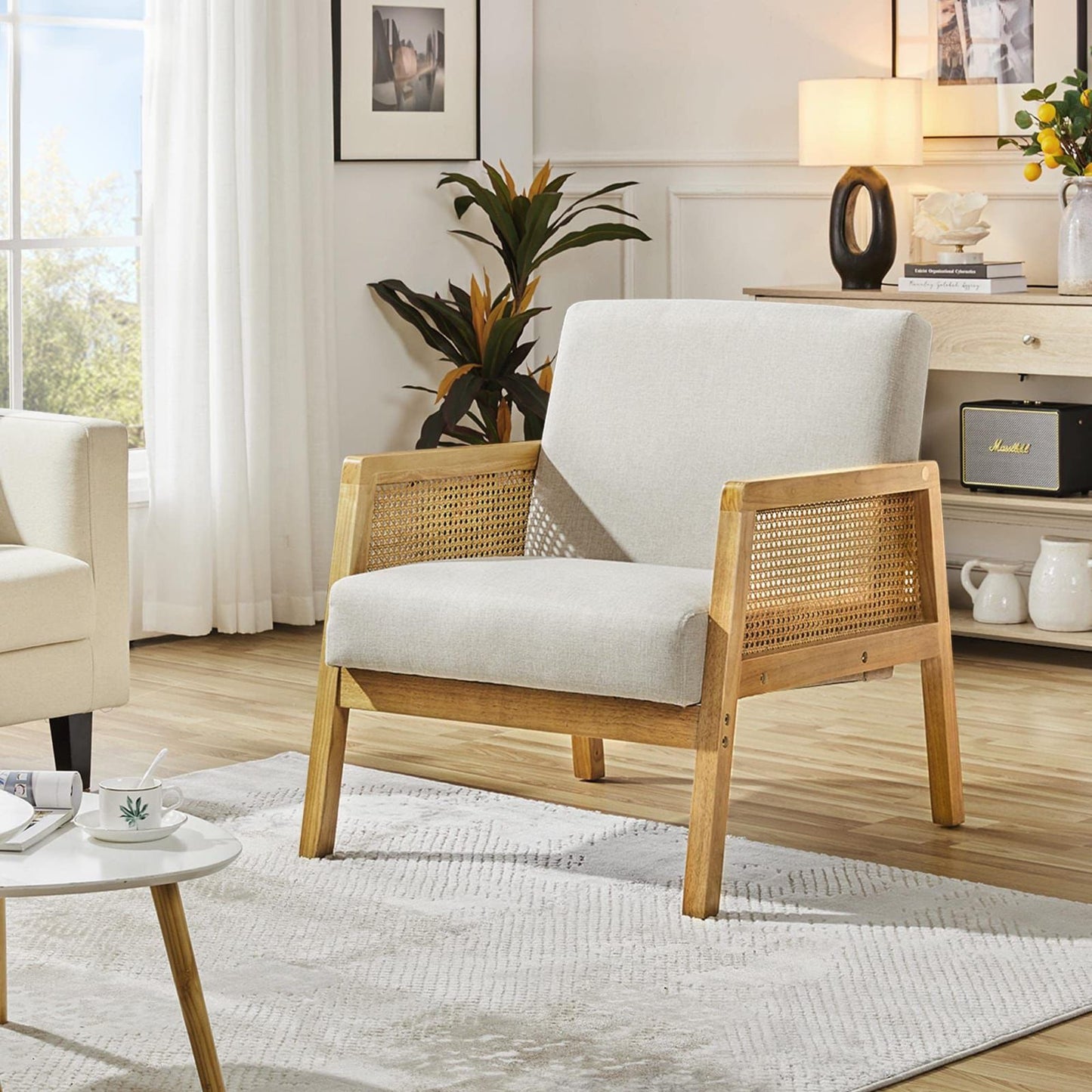 Boucle Fabric Chair