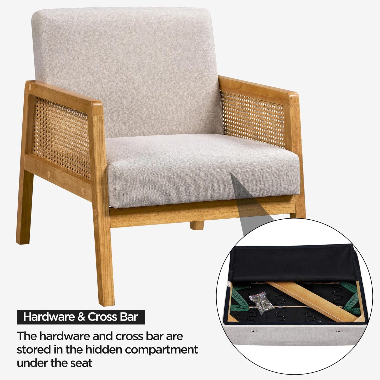 Boucle Fabric Chair