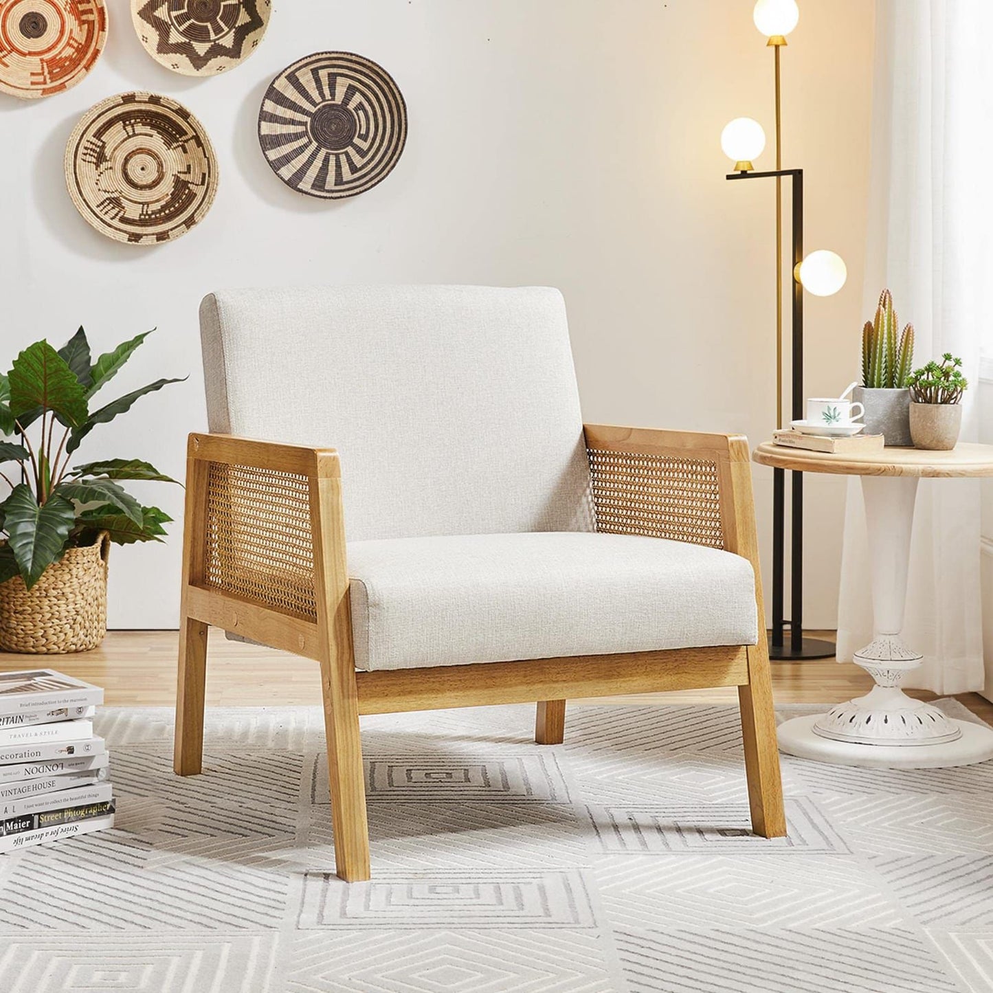Boucle Fabric Chair