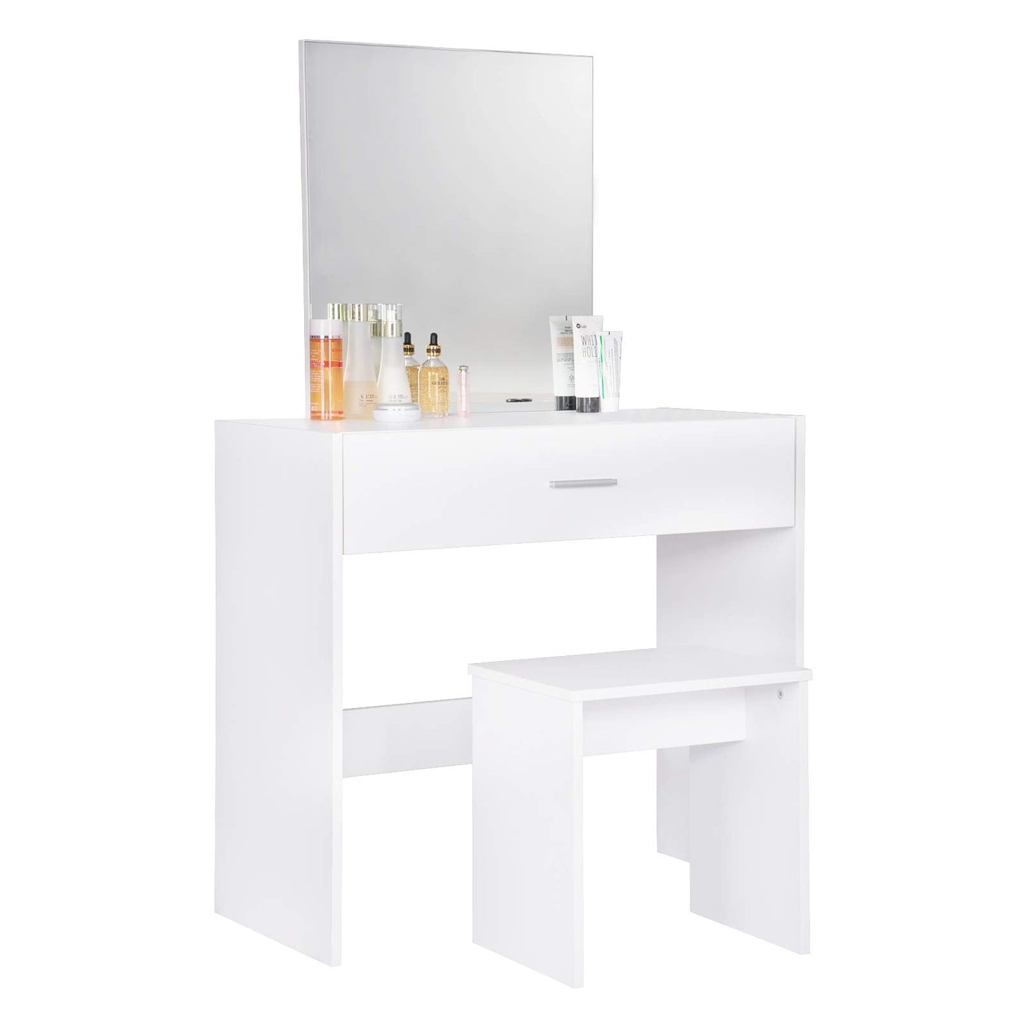 Dressing Table Mirror with a Stool