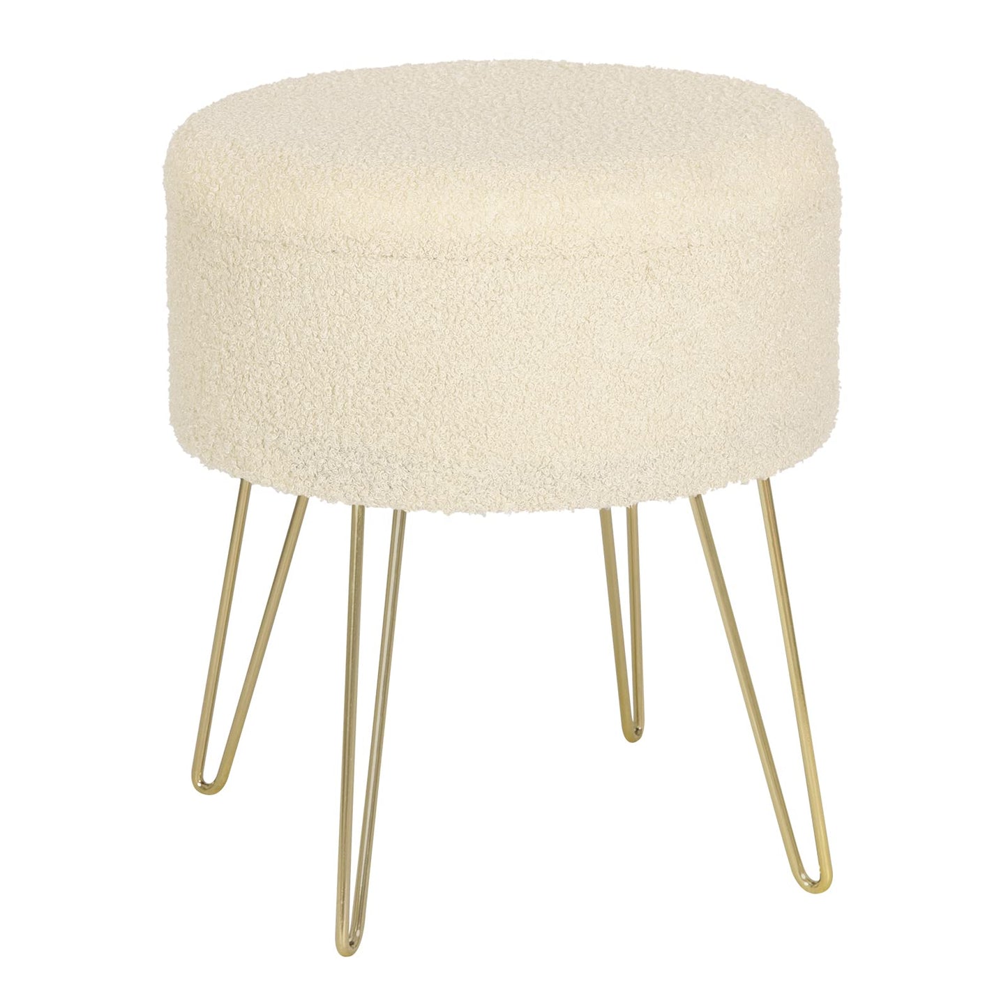 Round Pouf, Dressing Table