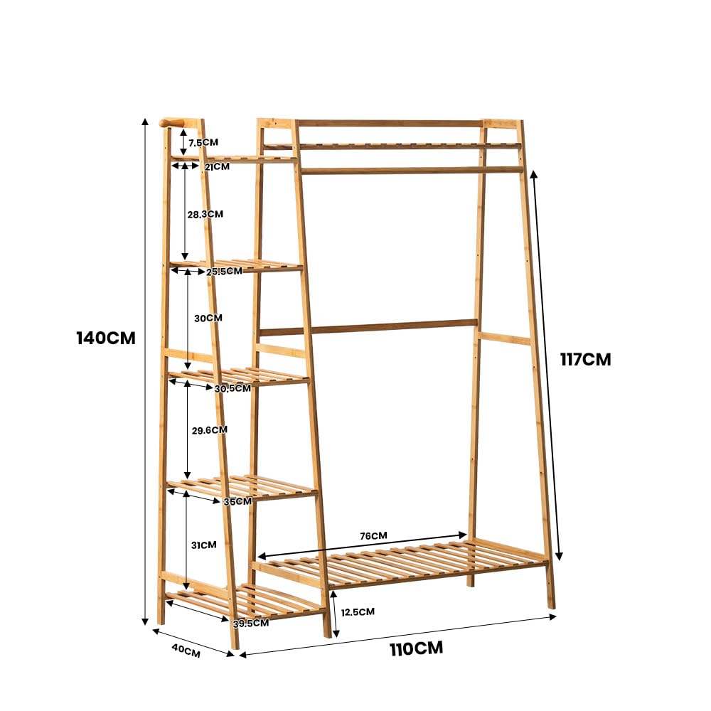 Bamboo Clothing Rack