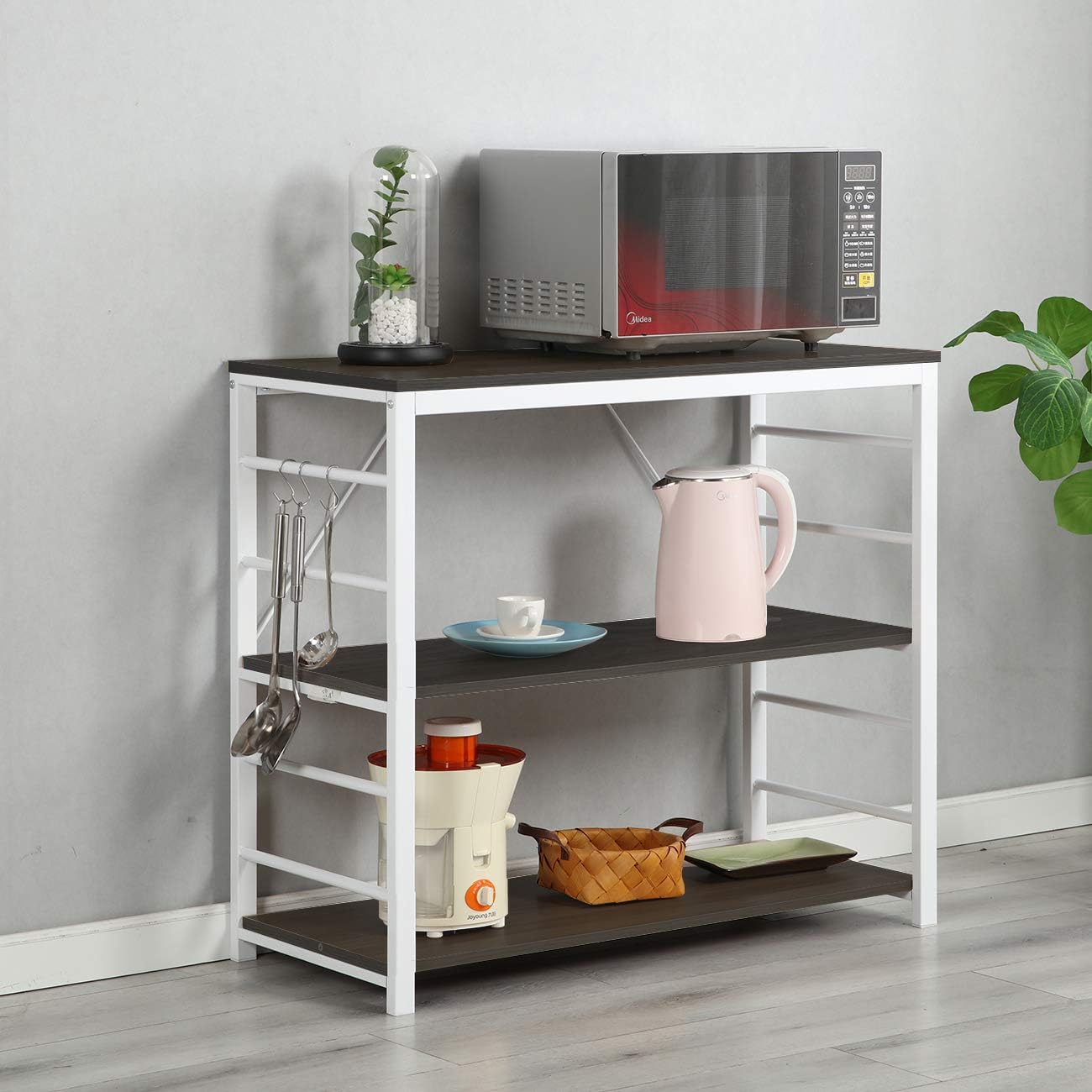 kitchen storage serving rack