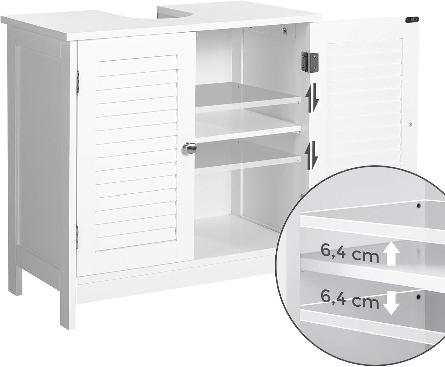 VASAGLE Bathroom Under Sink Cabinet