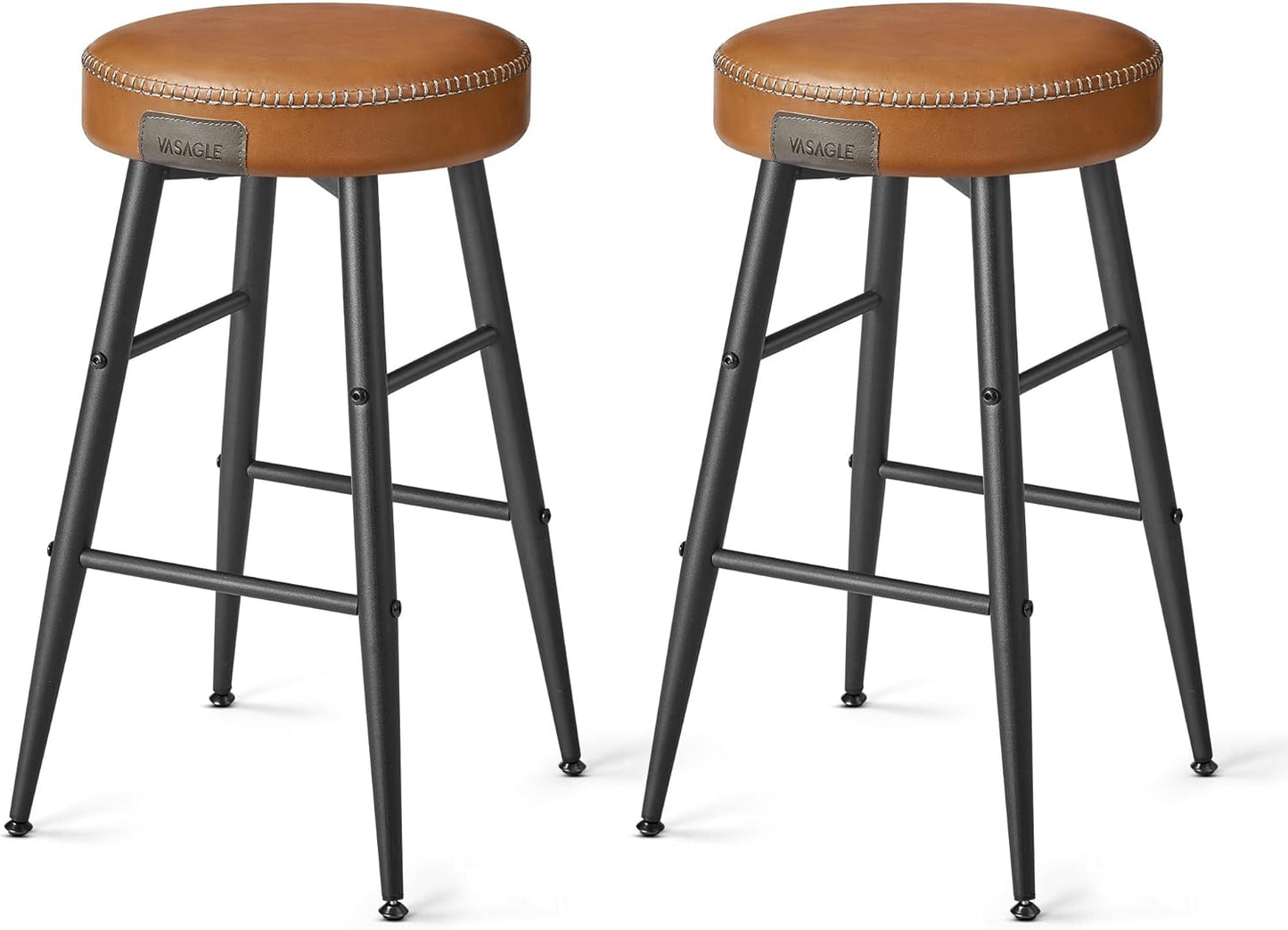 VASAGLE Set of 2 Bar Stools LBC080K01