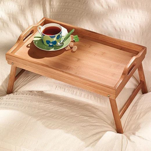 Bamboo Folding Foot Tray