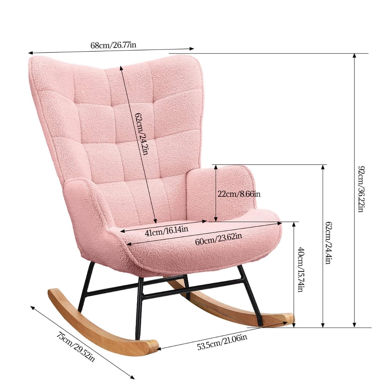 Sweetcrispy Rocking Chair