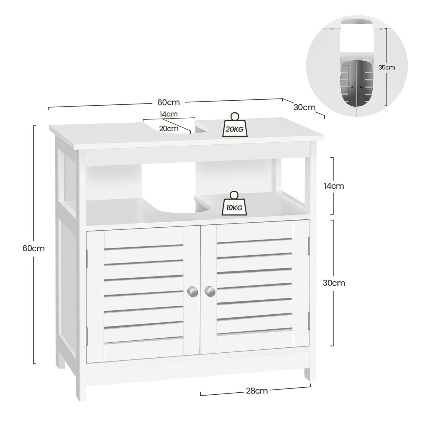 Bathroom Cabinet Under Sink