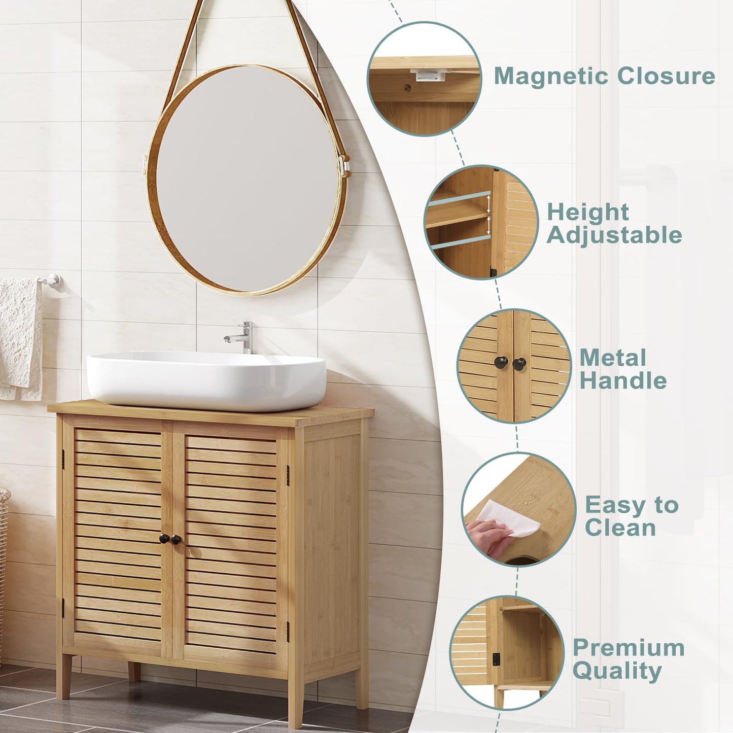 Under Sink Bathroom Storage Cabinet