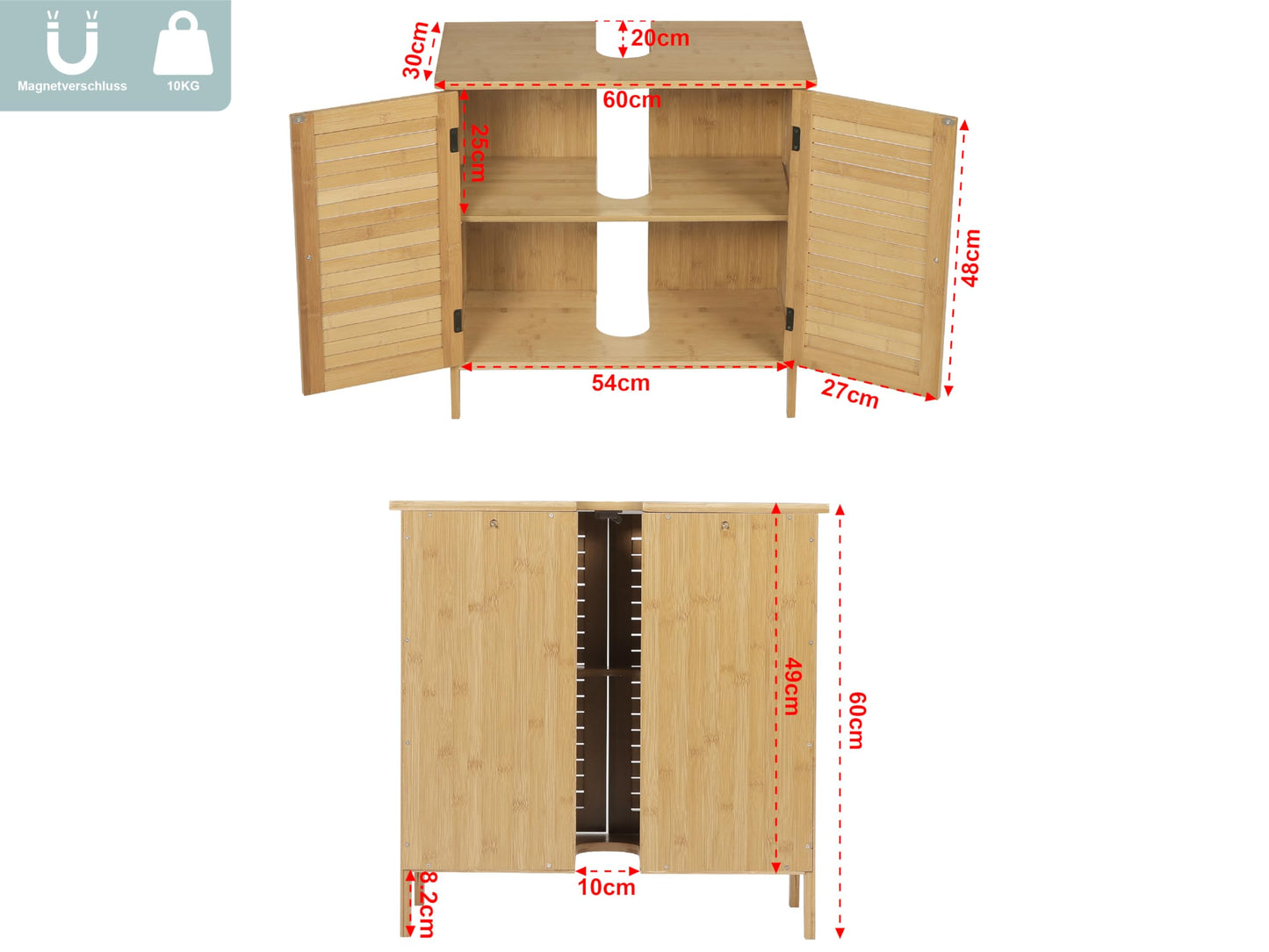 Under Sink Bathroom Storage Cabinet