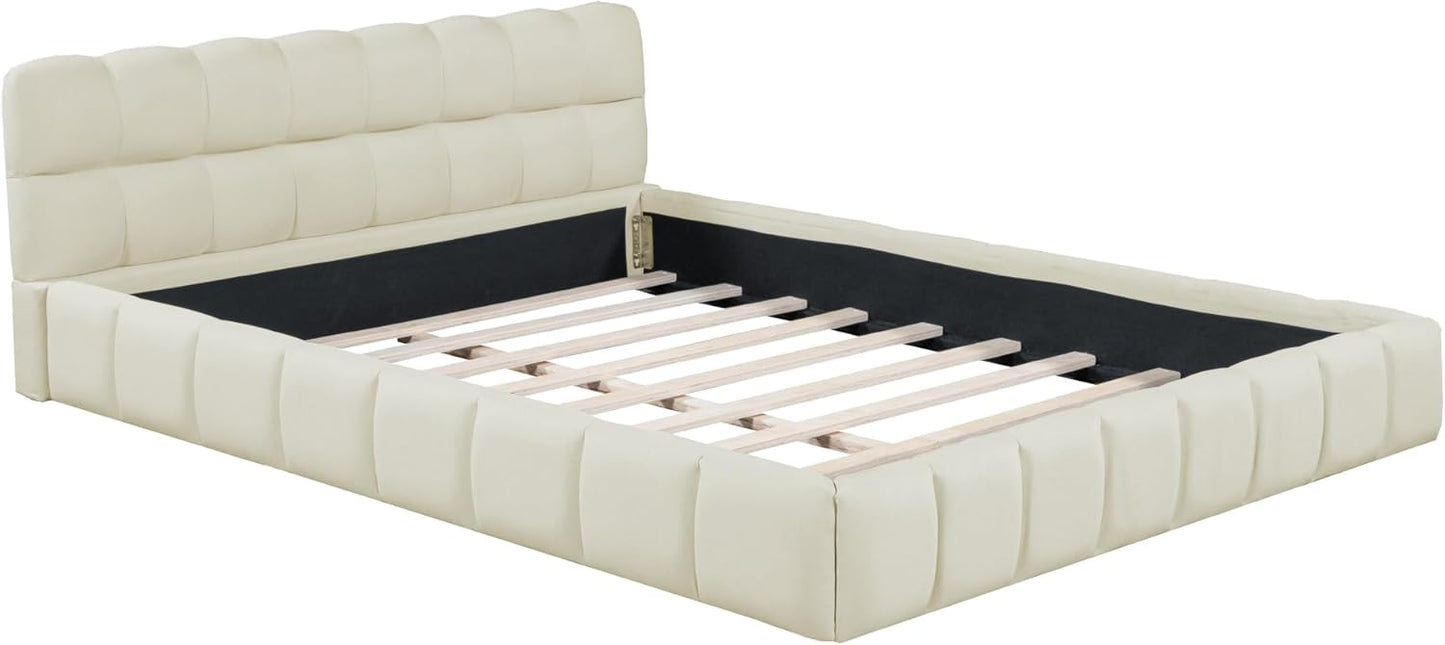 Bed with Soft Backrest