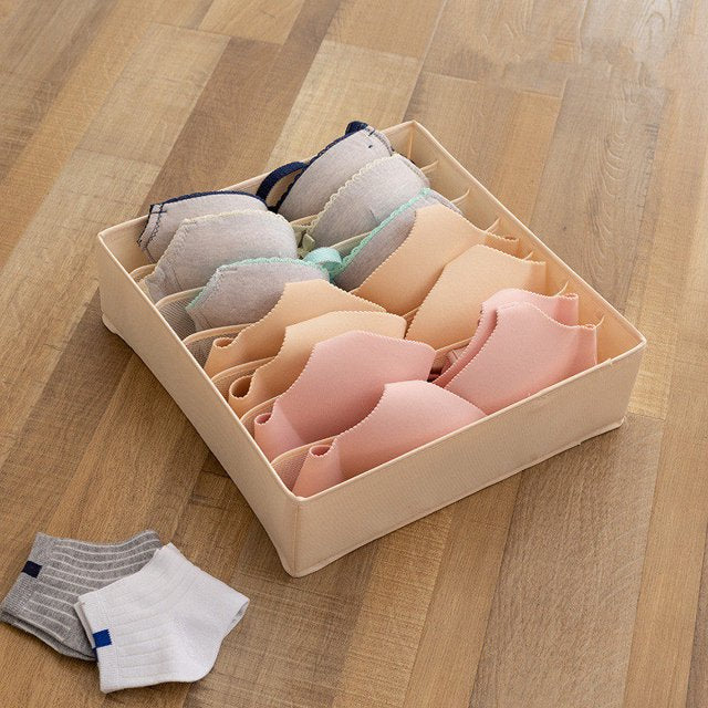 Set of 3 Multi-grid Underwear Storage Box