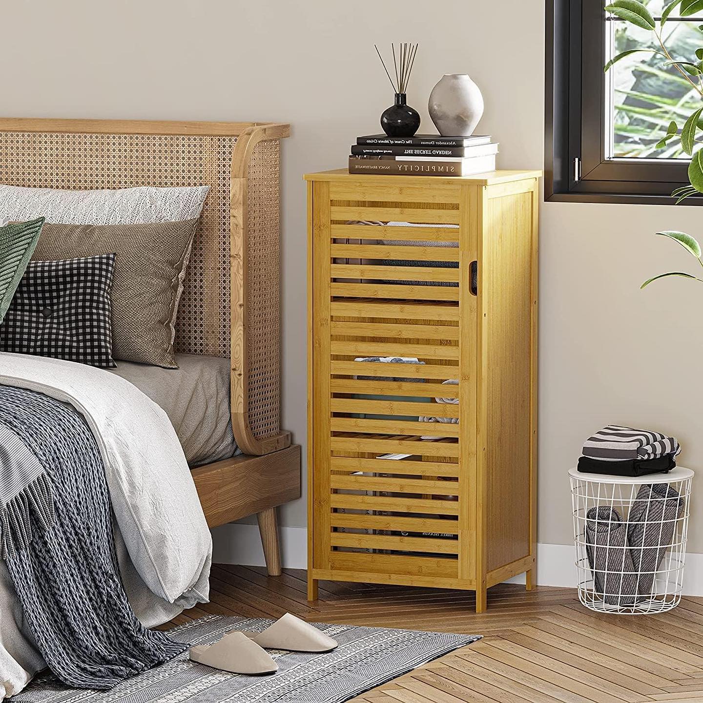 Bamboo Bathroom Storage Cabinet