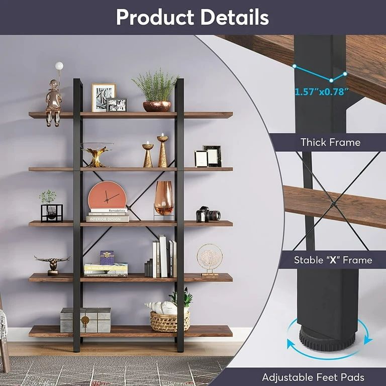 5-Tier Bookshelf
