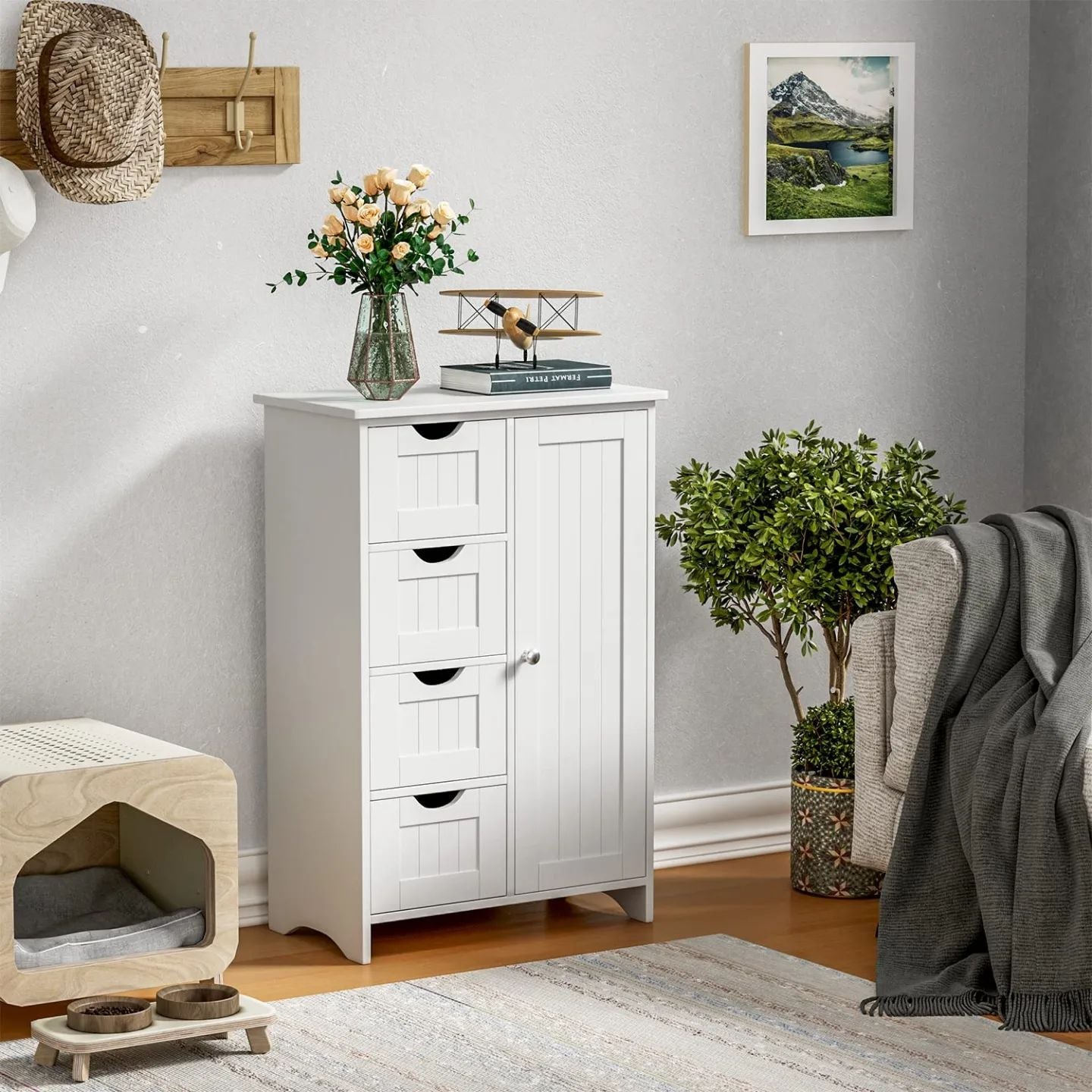 Standing Wooden Cabinet