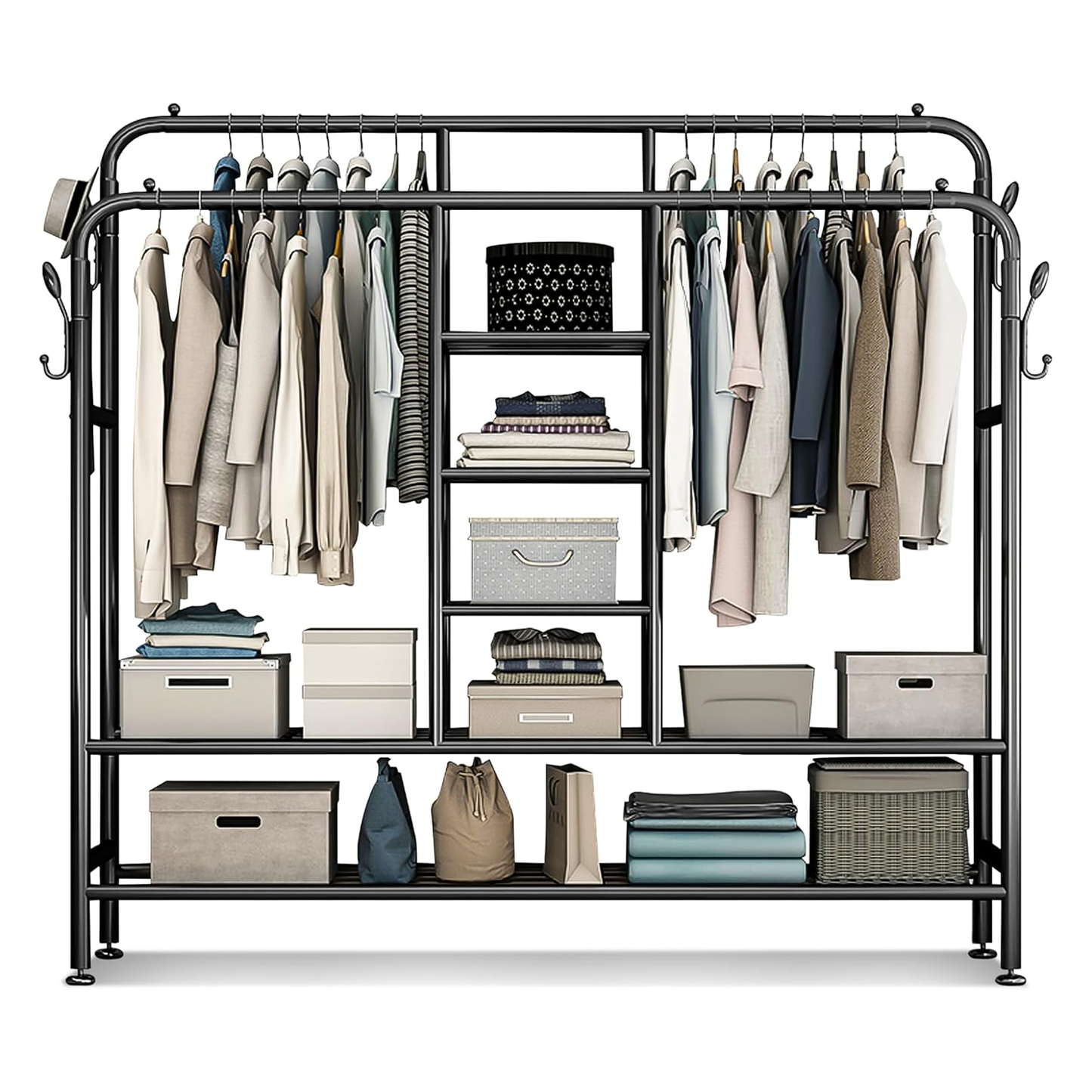 Heavy-Duty Open Wardrobe Closet
