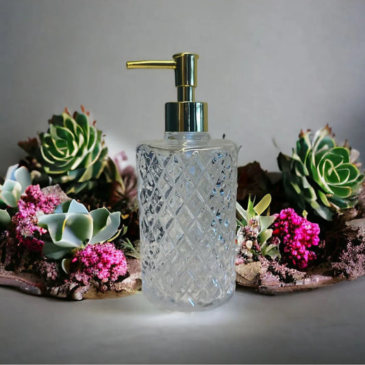 Luxury Glass Liquid Soap Dispenser