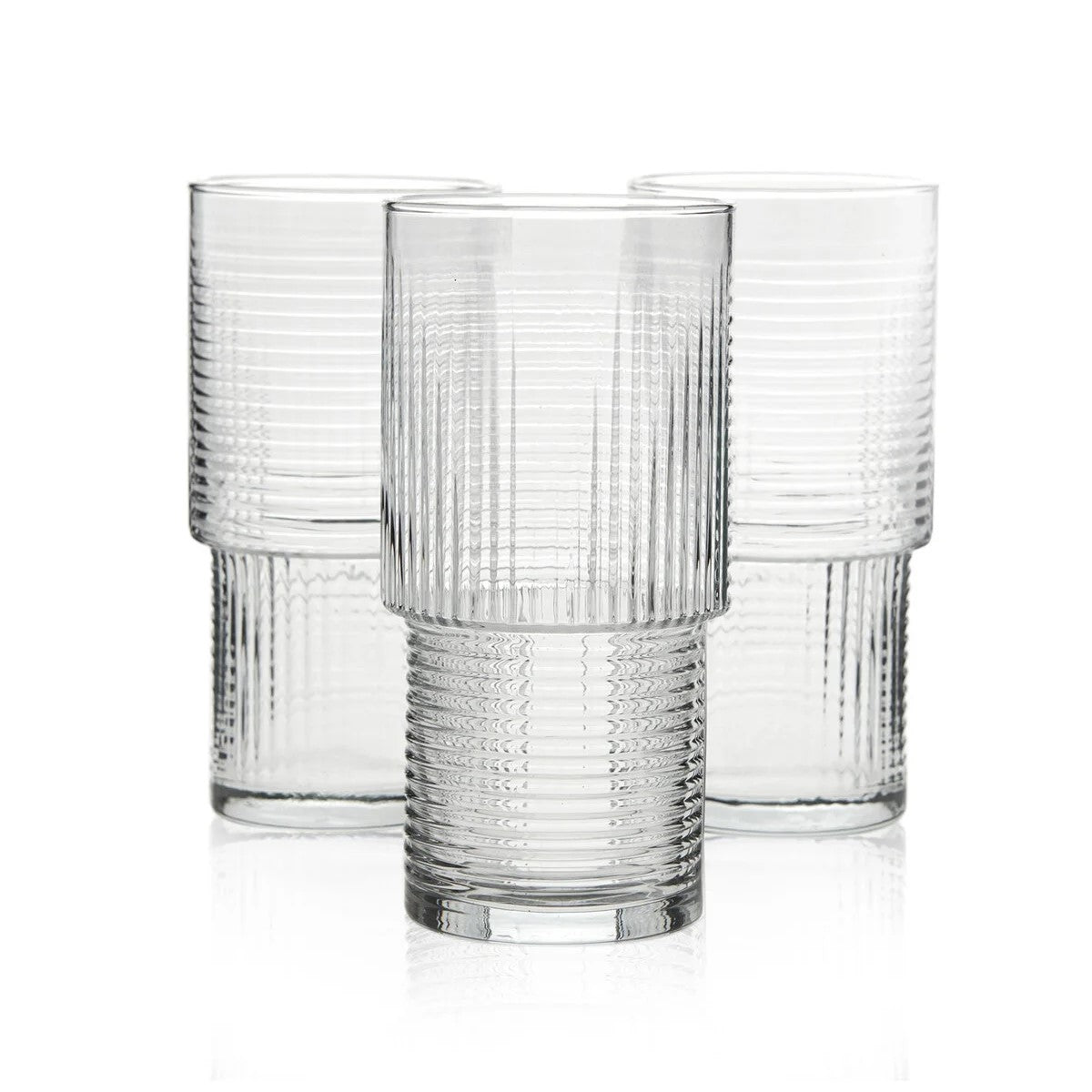 Set of 3 pcs Soft Drink Beverage Glass