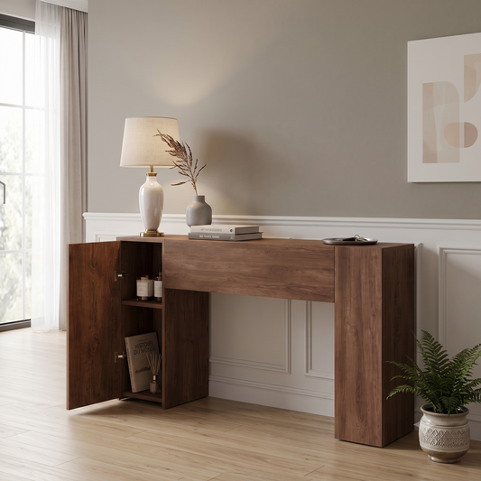 Modern Console Table with Storage