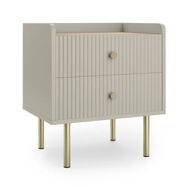 Georgi 2 Drawer Bedside Table